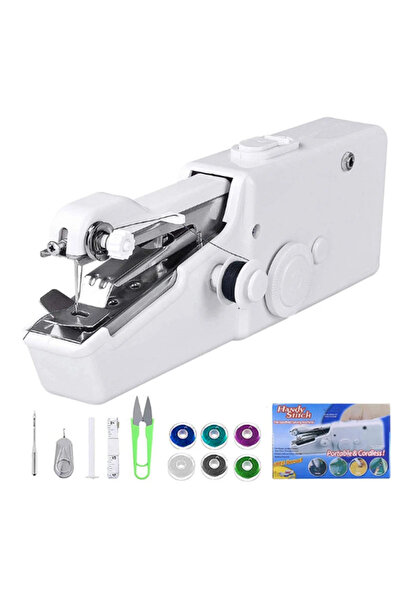 choice2 مجموعة ماكينة خياطة يدوية محمولة صغيرة الحجم، تعمل بالكهرباء، مناسبة ...