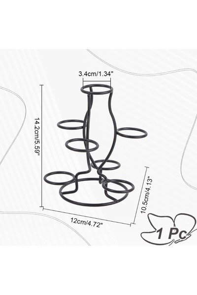 Choice1 حامل كرات كريستالية قطعة واحدة AECH-21052، حامل عرض 7 بيضات، حامل عرض...
