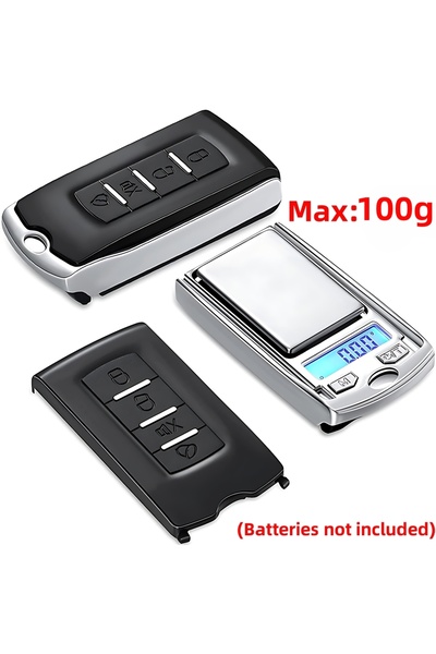 Choice ميزان إلكتروني رقمي صغير للمجوهرات، مزود بإضاءة LED، وزن 100 غرام ودقة...