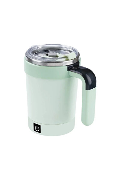 Choice1 كوب قهوة أخضر قابل للفصل تلقائياً بسعة 380 مل، مزود بمنفذ USB، وخاصية...