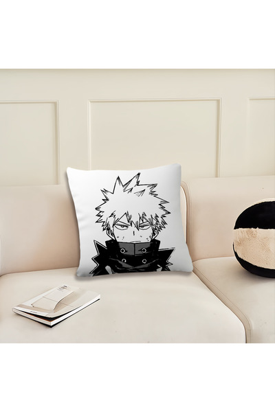 Choice39 غطاء وسادة أنمي كاتسوكي باكوغو من سلسلة أكاديمية بطلي (40×40 سم/16×1...