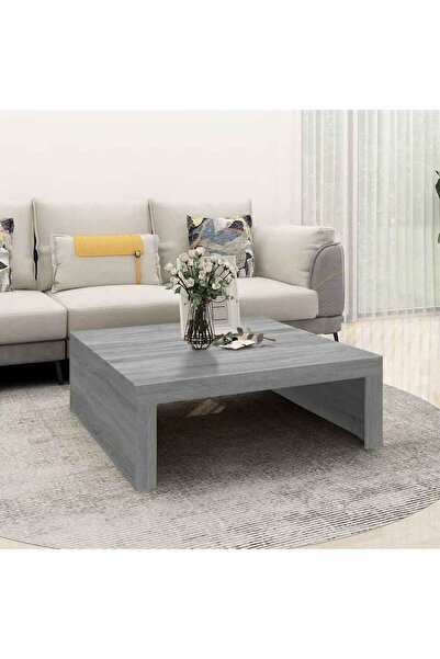Concept Τραπεζάκι σαλονιού, γκρι sonoma, 100x100x35 εκ., επεξεργασμένο ξύλο