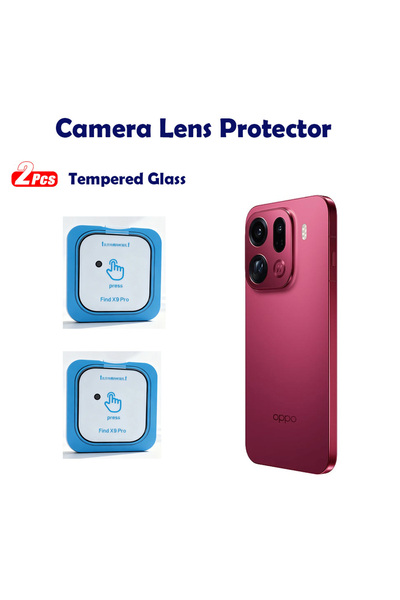 Choice1 2pcs OPPO Find X9 Pro Tempered glass 2pcs HD Tempered Glass Lens For ...
