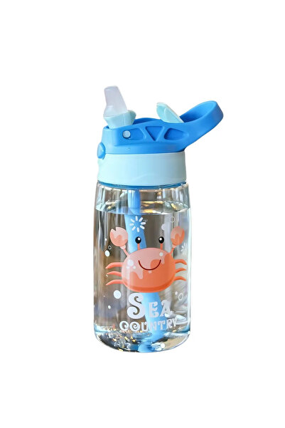 Choice كوب شرب ماء للأطفال أزرق اللون، سعة 480 مل، مزود برسومات كرتونية، قابل...