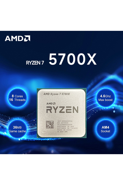 Choice AMD AMD Ryzen 7 5700x New 8-Core CPU16-Thread 4.6GHz Pressor 7NM L3=32...