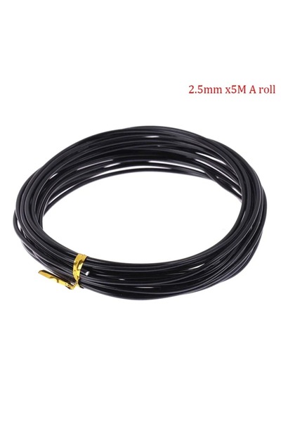 Choice1 أسلاك باي ألومنيوم بطول 5 أمتار وقطر 2.5 مم، مناسبة لتشكيل النباتات ف...