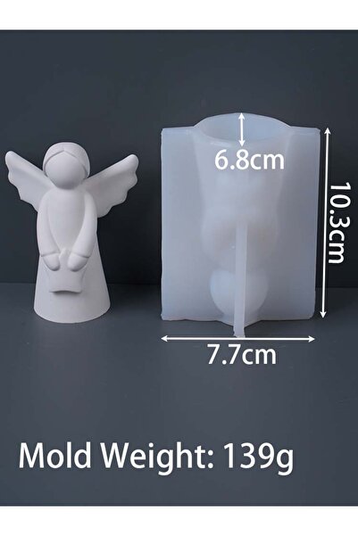 Choice قالب سيليكون على شكل قلب ونجمة وأجنحة وملاك، يمكنك صنعه بنفسك، نحت فتا...