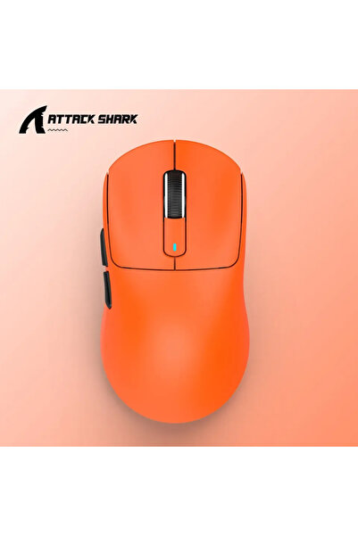 Choice1 ماوس ألعاب لاسلكي خفيف بتقنية بلوتوث، مضاد للانزلاق، برتقالي اللون، م...