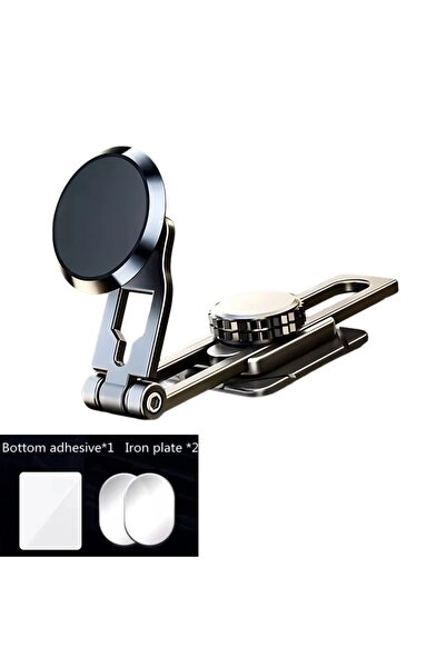 Choice حامل هاتف مغناطيسي للسيارة D31، قابل للطي مزدوج ، مصنوع من سبيكة معدني...