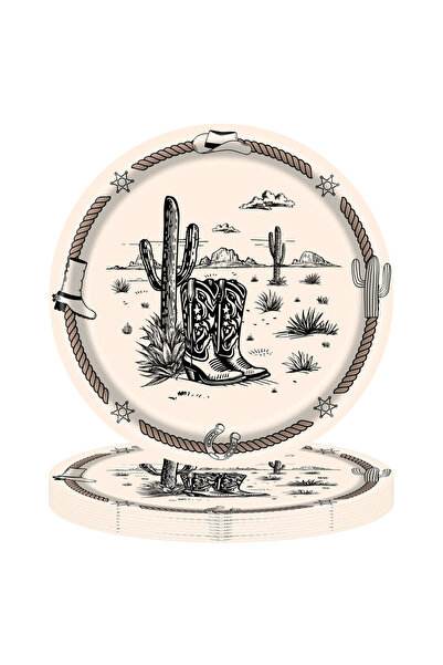 Choice1 7inch plates 20pcs 20pcs Wild West Cowboy Party Supplies Set Cowboy D...