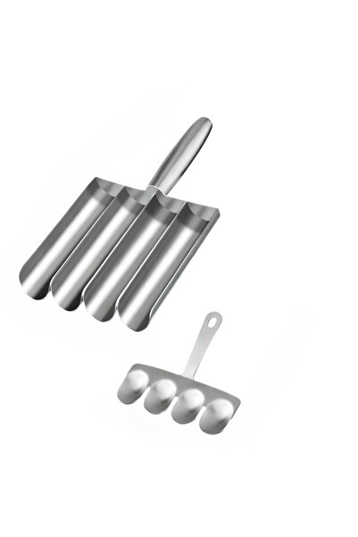 Choice صانعة كرات اللحم بأربعة فتحات، مغرفة كرات لحم من الفولاذ المقاوم للصدأ...