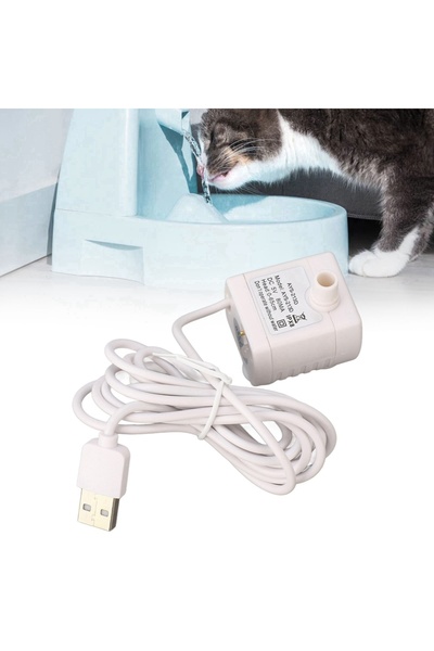 Choice Cat Fountain Prevent Dry Burning Removable Pet Water Fountain Pump Qui...