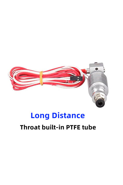Choice4 12V 1.75mm Long-PTFE E3D V6 Hotend Kit 12V 24V 0.4MM Nozzle J-Head Fo...