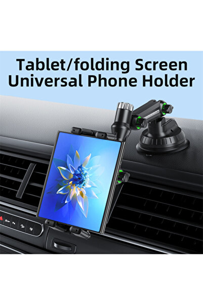 Choice حامل KOQZM أسود اللون، مقاس واحد، مناسب للسيارة، مزود بذراع طويل وقاعد...