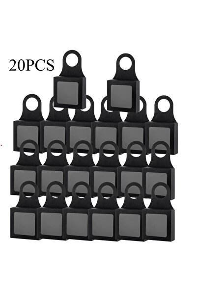 Choice1 علب هدايا أخرى من ورق الكرافت الأسود، 20 قطعة، لزجاجات النبيذ، مع ناف...