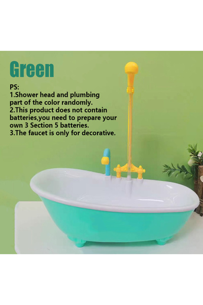 Choice Green Parrot Automatic IntelligentBath Bird Shower Bathtub Blue Access...