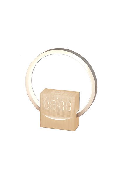 Choice ساعة منبه بيضاء تحاكي شروق الشمس مع مكبر صوت بلوتوث وجهاز ضوضاء بيضاء ...