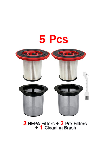 Choice1 ٥ فلاتر قابل للغسل رقم ١٢٠٤٠١٩٣ لمكنسة بوش اللاسلكية من سلسلة أنليميت...