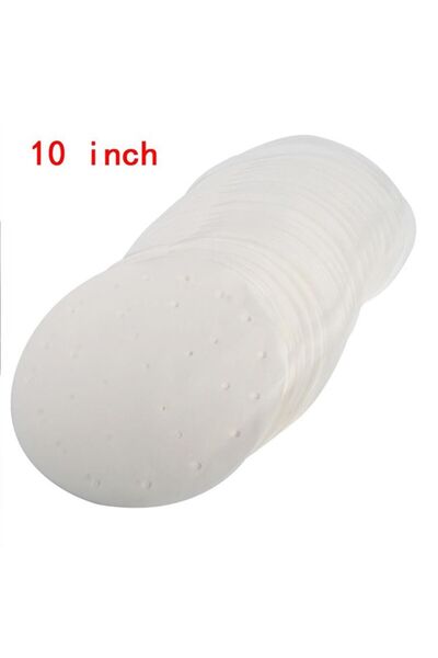 Choice1 10inch 50Pcs 4/6/8/10in Bamboo Steamer Papers Cookware Eco-friendly N...