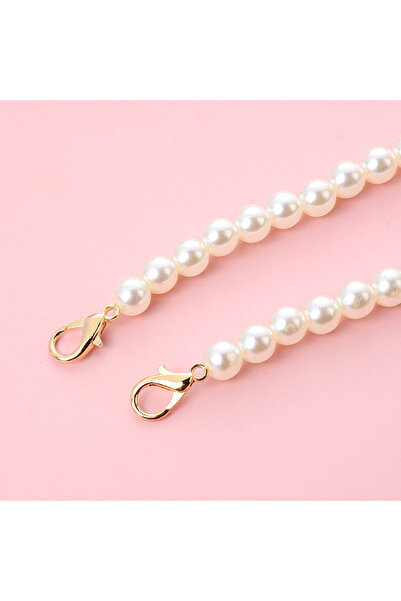 Choice1 Golden 120cm Long Diagonal Pearl Phone Lanyard Handmade Detachable Wi...