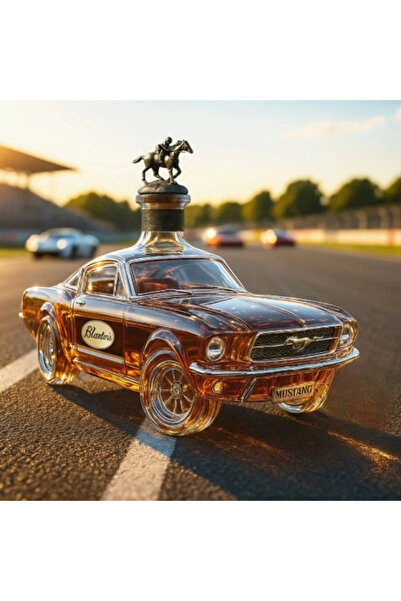 Choice Blanton s New modern style car Mustang whiskey bottle with high borosi...