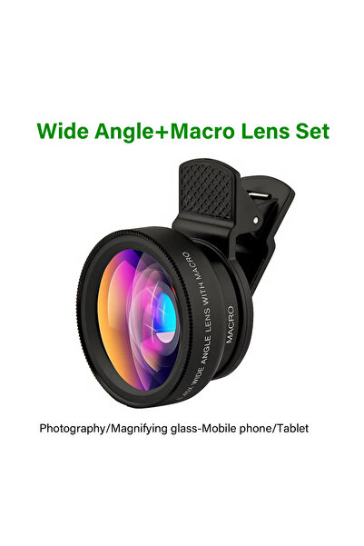 choice2 1 pcs 2in1 Phone Camera Lens Kit 12.5X Macro Lens for iPhone 16 15 14...