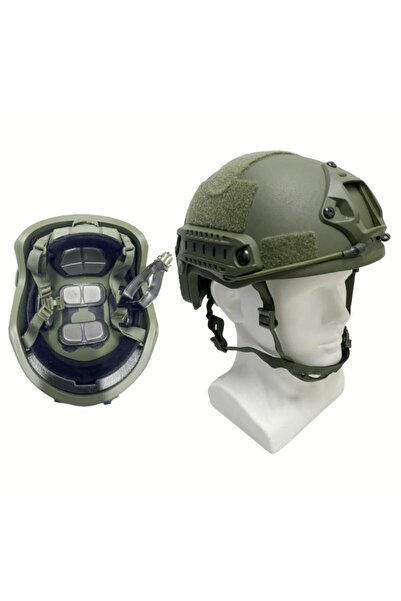 Choice1 CT-Green Ballistic ACH High Cut Tactical Helmet Kevla High Quality Ba...