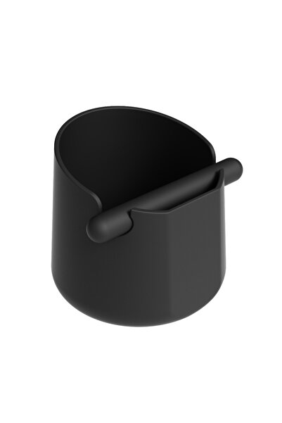 Choice1 Black Silicone Coffee Ground Collector Bucket with Removable Knk Rod ...