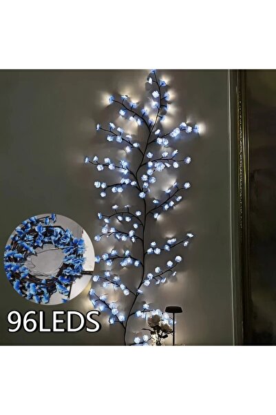 Choice1 Blue 1PC 96LEDs Cherry Blossom Branch Decoration Night Lights,8 Modes...
