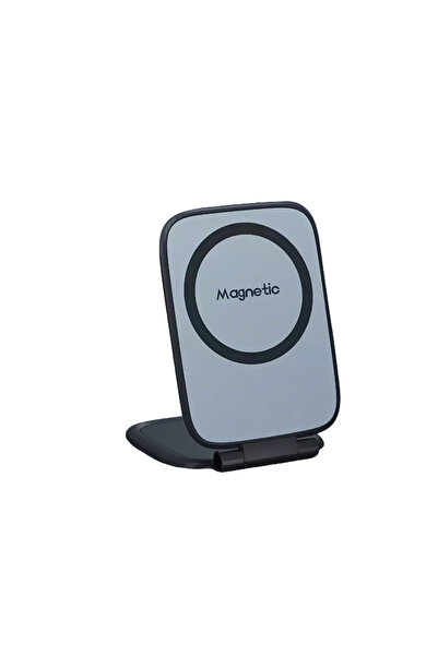 Choice حامل هاتف قابل للطي، أسود اللون، فائق النحافة، مزود بمغناطيس، يدعم الش...