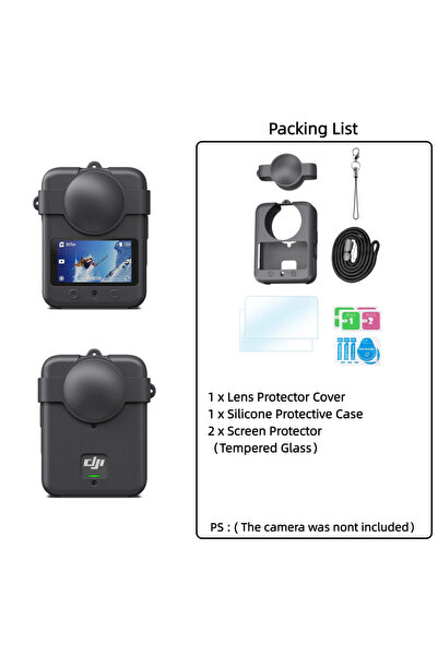 Choice6 Set 3 For Dji Osmo 360 Camera Accessory Kit Lens Guard/Silicone Prote...