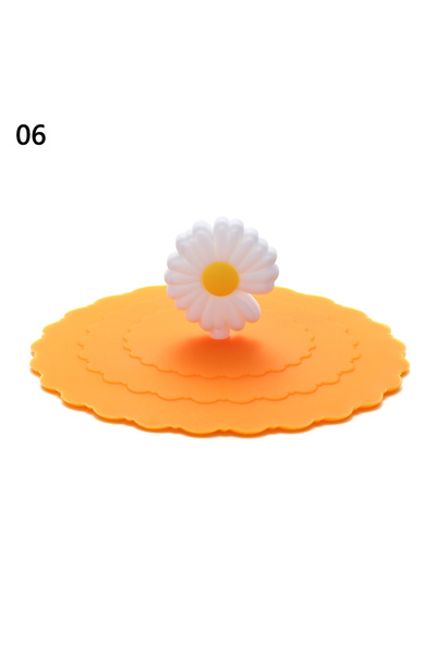 Choice4 6 24 لونًا غطاء كوب سيليكون قابل لإعادة الاستخدام 10 سم غطاء كوب شفط ...