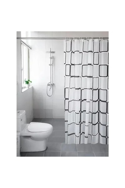 choice2 80X180cm grid 1PCS Bathroom Shower Curtains Waterproof Modern Geometr...