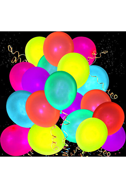 choice2 بالون لاتكس مضيء بنقاط مضيئة، 10 قطع، مقاس 10 بوصات