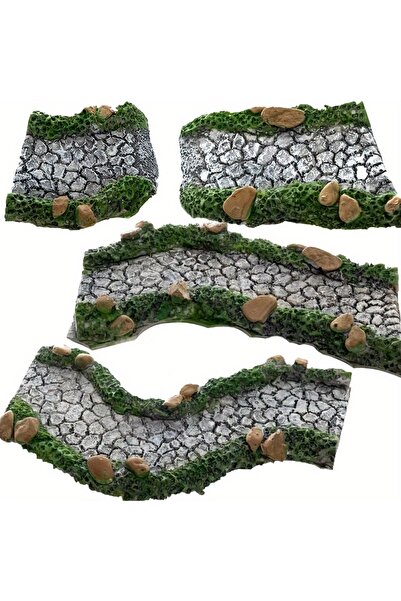 Choice أربع قطع من ممرات حجرية مصغرة، مناسبة لتزيين المنزل والمكتب والحديقة و...