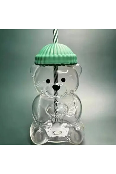 Choice كوب بلاستيكي سعة 500 مل - كوب دب لطيف جديد سعة 500 مل، متين ومريح، منا...