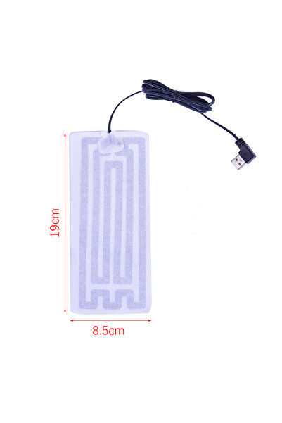 Choice 8x18cm 1pc Heating Pad Hand Warmer Heated Insole USB Heating Film Elec...