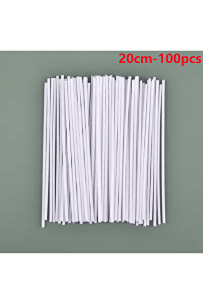 choice2 20 سم - 100 قطعة، 50/100 قطعة من فتائل الشموع بدون قاعدة، 8-20 سم، شم...