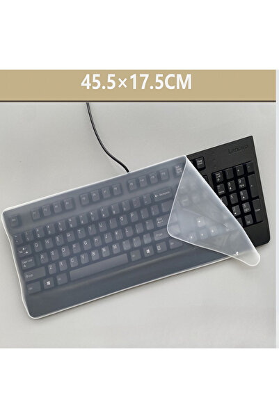 Choice1 غطاء لوحة مفاتيح للأظافر الطويلة، مقاس 45.5 سم × 17.5 سم، غشاء سيليكو...