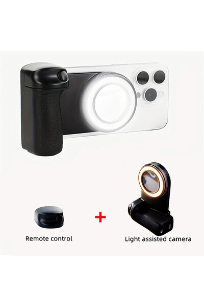 Choice الخيار 1: مقبض هاتف ذكي من MEUYAG مع جهاز تحكم عن بعد بلوتوث قابل للفص...