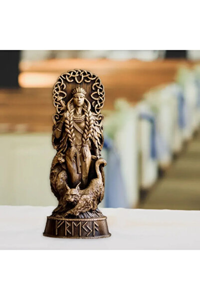 Choice تمثال فريا، إلهة نوردية من الراتنج، تمثال فريا الفايكنجي، تمثال سول، م...