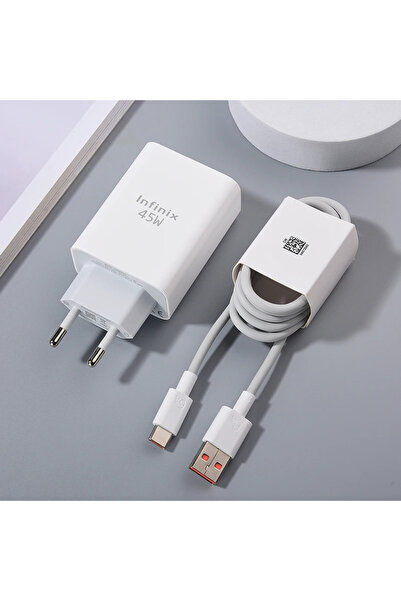 Choice شاحن USB فائق السرعة بقوة 45 واط من إنفينيكس نوت 40 و30 برو، متوافق مع...