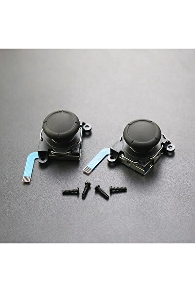 Choice4 2pcs black For Switch / Switch Lite Joy-Con Controller 3D Analog Joys...