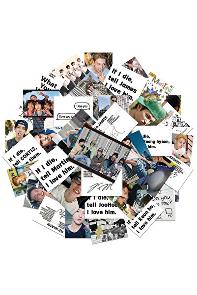 Choice ٥٠ قطعة من ملصقات كورتيس، ملصقات متنوعة للرجال، ملصقات مارتن، جيمس، جو...