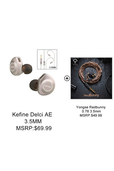 Choice سماعات أذن داخلية عالية الدقة من ريدباني، طراز Kefine X ANGELEARS Delc...