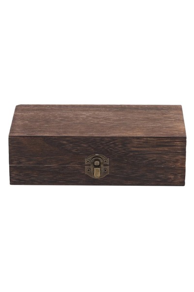 Choice Dark color Rectangular Wooden Storage Box Retro Jewelry Box Desktop Or...