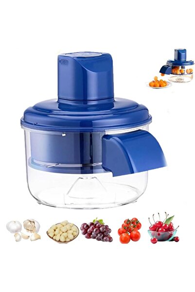 Choice آلة تقشير العنب الكهربائية الأوتوماتيكية ذات اللون الرمادي الفاتح - أد...