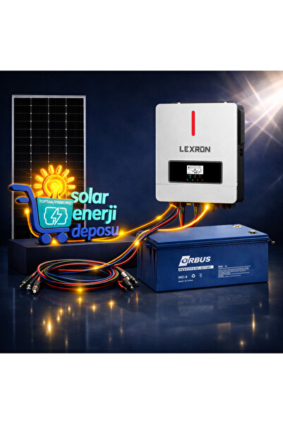 SED Solar Enerji Deposu 2000W Güneş Enerjisi Paketi