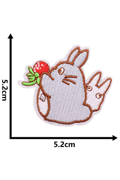 Choice4 WHITE 1Pcs Cartoon Japan Anime Patches Embroidery Iron On Clothes Jea...