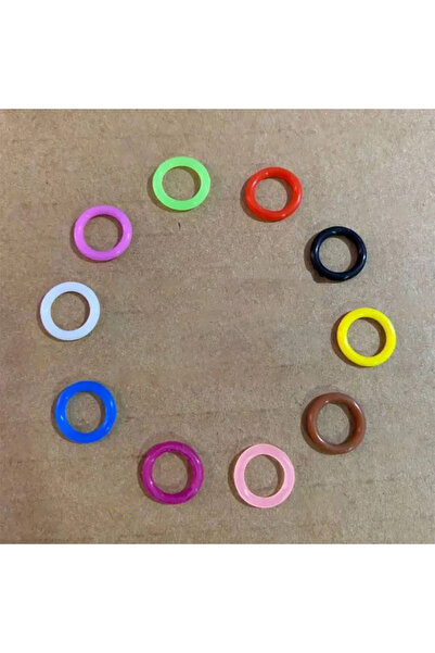 Choice 11 100Pcs Pigeon Foot Rings Elastic 8mm Mixed Colors Identification Ri...